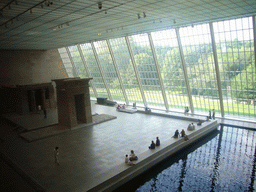 The Hall with the Temple of Dandur, seen from above, in the Metropolitan Museum of Art
