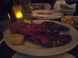 Miaomiao`s lobster in our dinner restaurant City Crab