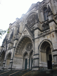 The front of the Cathedral of Saint John the Divine