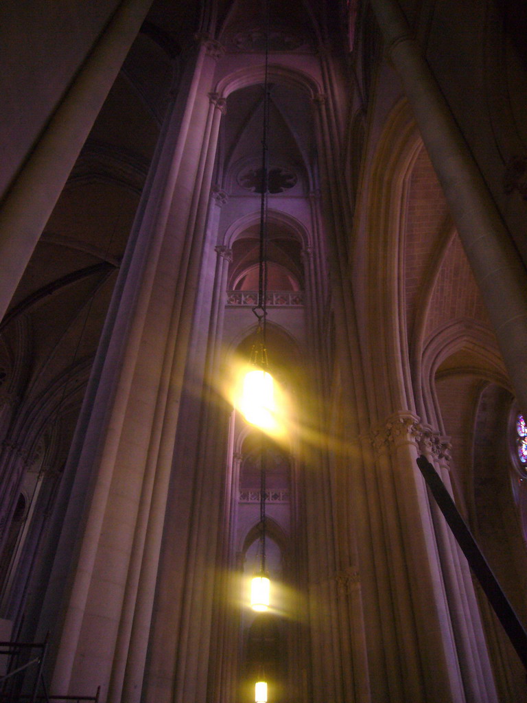 The aisle of the Cathedral of Saint John the Divine