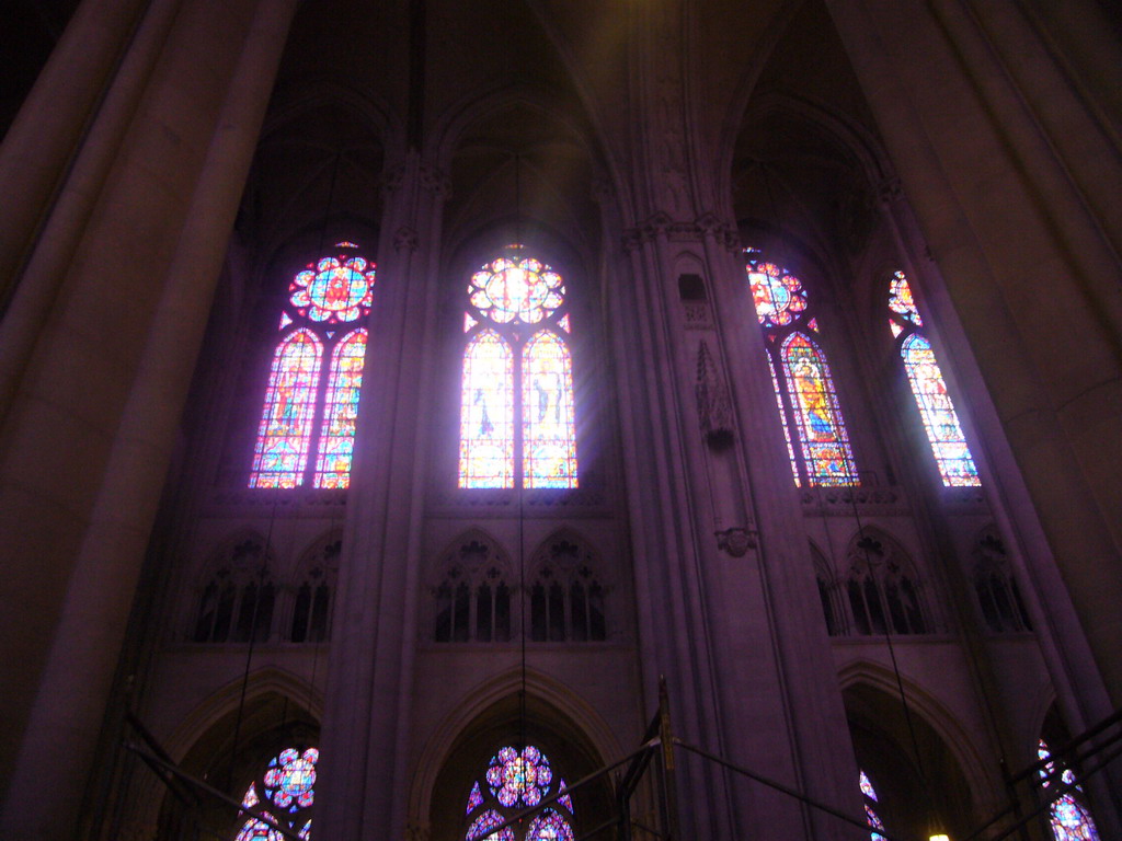 Stained glass windows in the Cathedral of Saint John the Divine