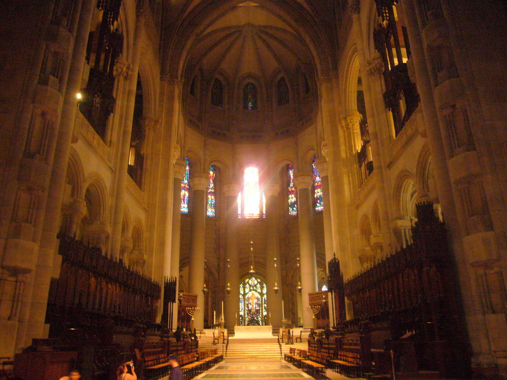 The nave of the Cathedral of Saint John the Divine