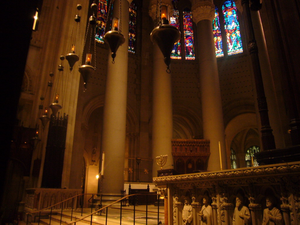 The choir of the Cathedral of Saint John the Divine