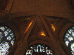 The ceiling of St. Columba`s Chapel, in the Cathedral of Saint John the Divine