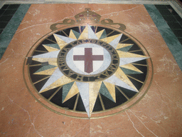 Floor inscription in the Cathedral of Saint John the Divine