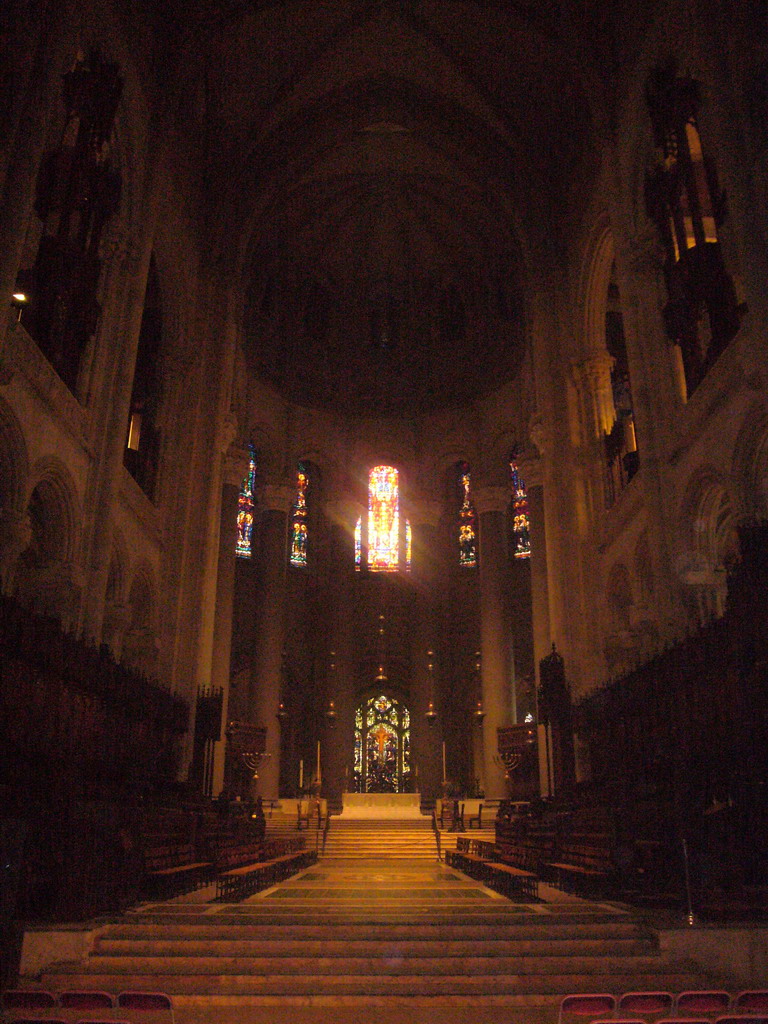 The choir of the Cathedral of Saint John the Divine
