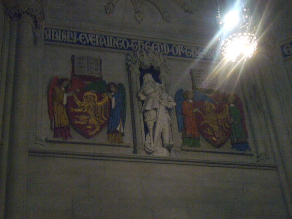 Sculpture of Peter Stuyvesant inside the Baptistry, in the Cathedral of Saint John the Divine