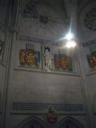 Sculpture of Peter Stuyvesant inside the Baptistry, in the Cathedral of Saint John the Divine