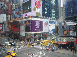 View on Times Square from the Minskoff Theatre