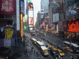 View on Times Square from the Minskoff Theatre