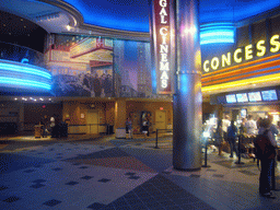 The lobby of the Regal Cinema