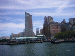 Pier A and Battery Park, from the Liberty Island ferry