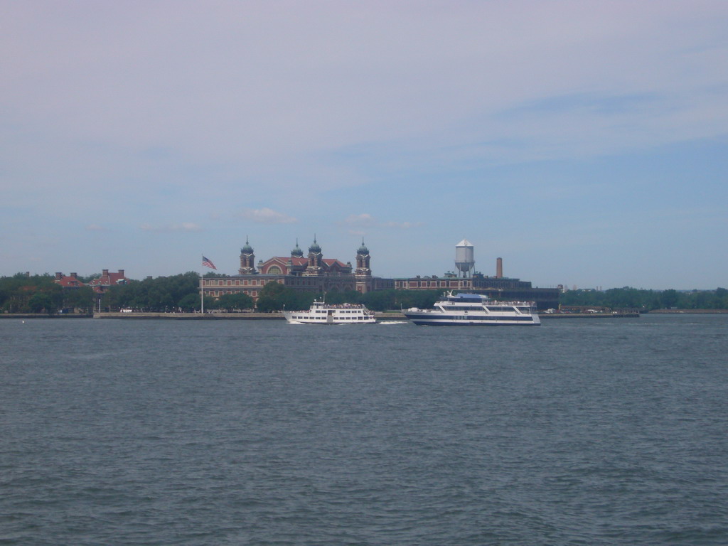Ellis Island, from the Liberty Island ferry