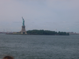 The Statue of Liberty, from the Liberty Island ferry