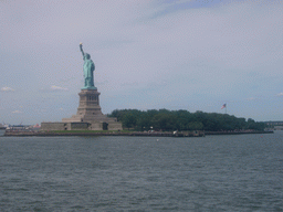 The Statue of Liberty, from the Liberty Island ferry