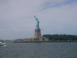 The Statue of Liberty, from the Liberty Island ferry