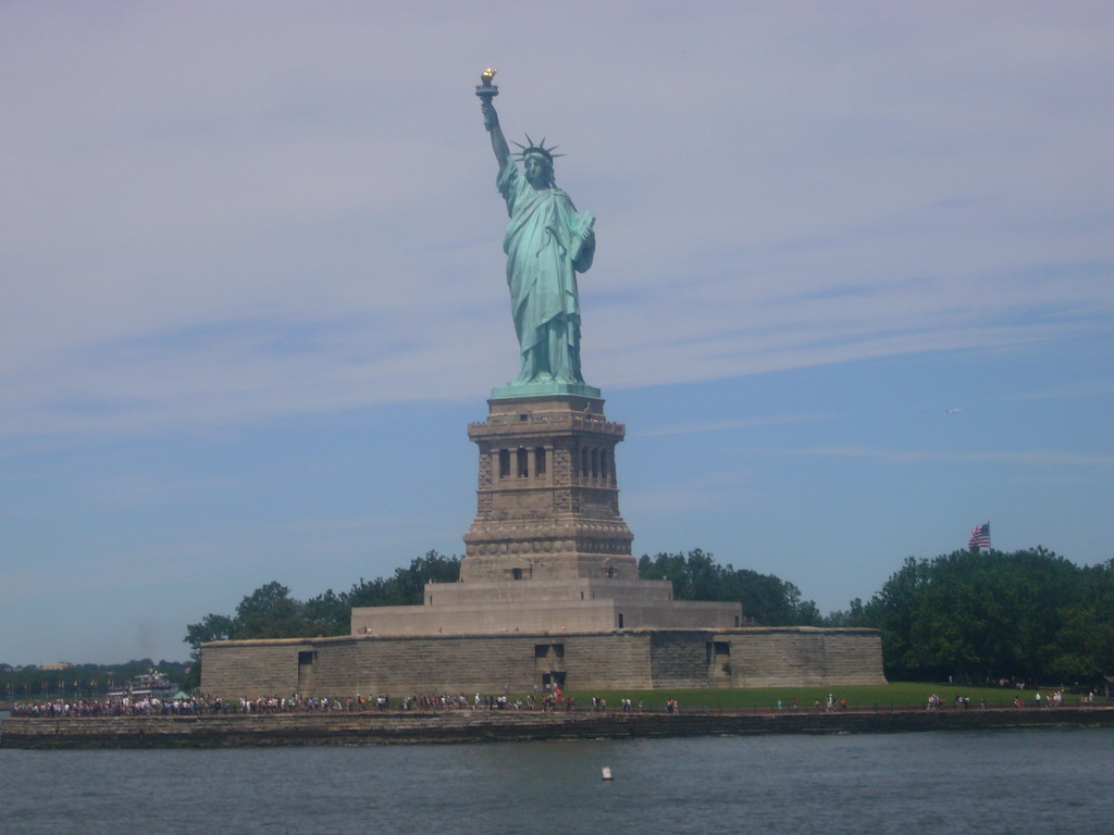 The Statue of Liberty, from the Liberty Island ferry