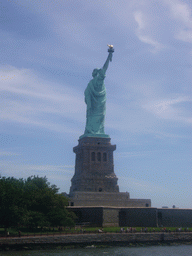 The Statue of Liberty, from the Liberty Island ferry