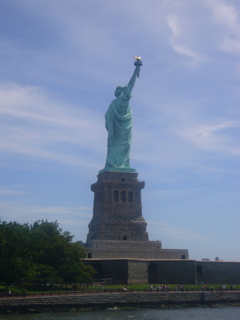 The Statue of Liberty, from the Liberty Island ferry