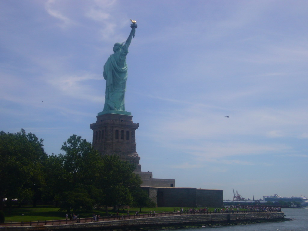 The Statue of Liberty, from the Liberty Island ferry