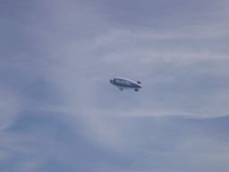 A MetLife zeppelin, from the Liberty Island - Ellis Island ferry