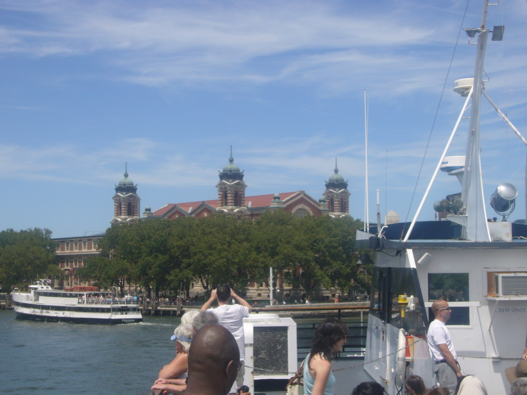 Ellis Island, from the Liberty Island - Ellis Island ferry