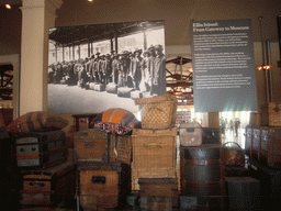 `Ellis Island: From Gateway to Museum`, with explanation, in the Ellis Island Immigration Museum