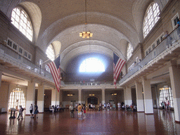 The Registry Room of the Ellis Island Immigration Museum