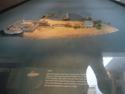 Scale model of the Ellis Island Immigration Museum of 1854