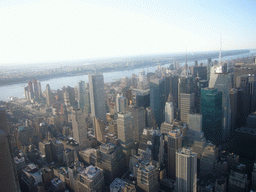 View on the West side of Manhattan, from the Empire State Building