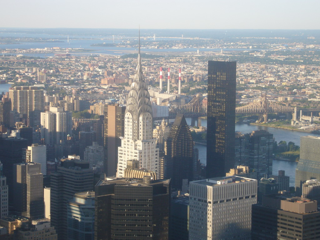 The Chrysler Building, the Trump World Tower and the Queensboro Bridge, from the Empire State Building