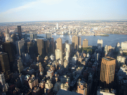 View on the East side of Manhattan, from the Empire State Building