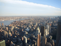 View on the Southeast side of Manhattan, from the Empire State Building