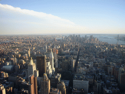 View on the South side of Manhattan, from the Empire State Building