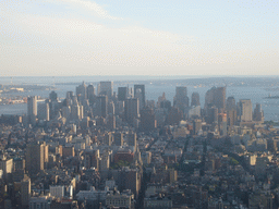 View on the South side of Manhattan, from the Empire State Building