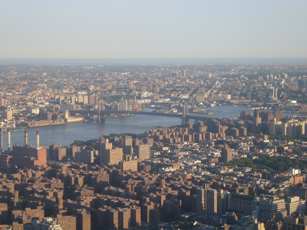 The Williamsburg Bridge, from the Empire State Building