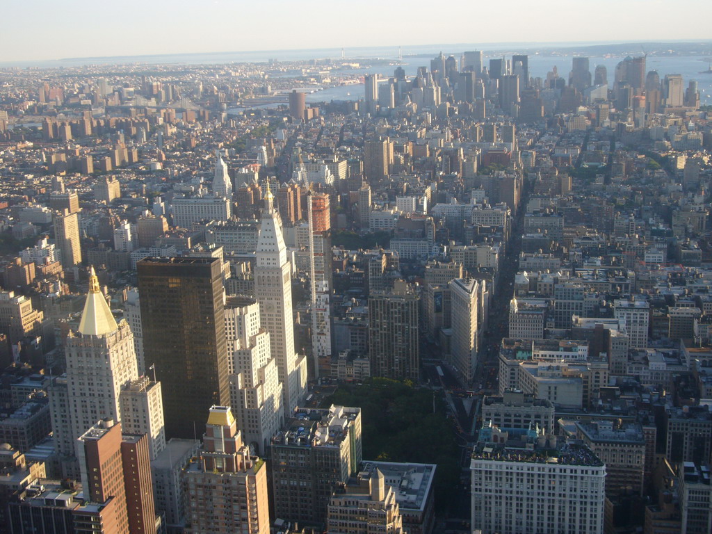 The New York Life Insurance Building, the Metropolitan Life Tower and the South side of Manhattan, from the Empire State Building