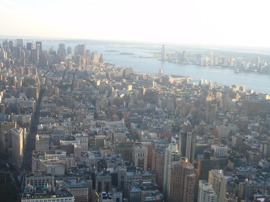 View on the Southwest side of Manhattan, from the Empire State Building