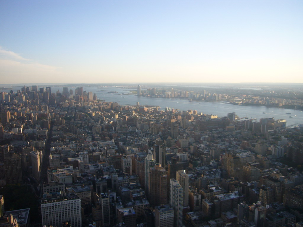 View on the Southwest side of Manhattan, from the Empire State Building