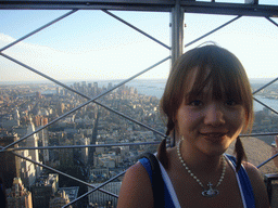 Miaomiao on the Empire State Building