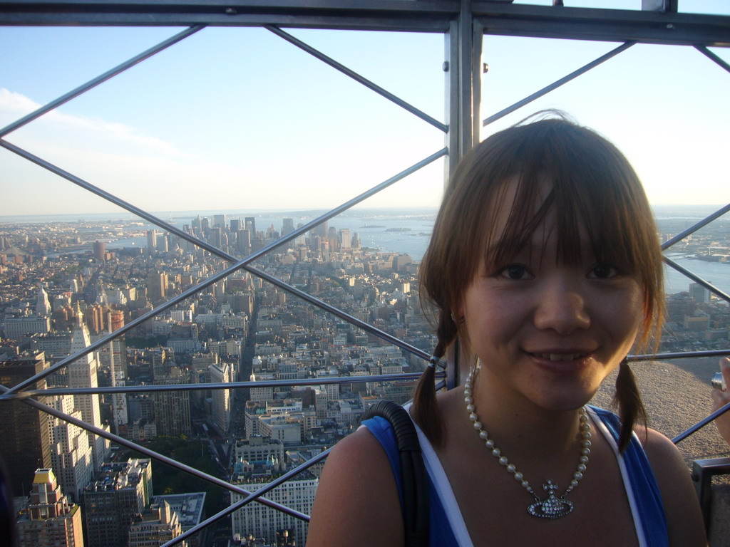 Miaomiao on the Empire State Building