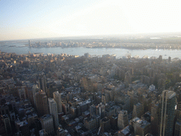 View on the West side of Manhattan, from the Empire State Building