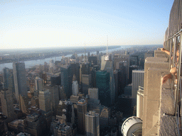 View on the Northwest side of Manhattan, from the Empire State Building