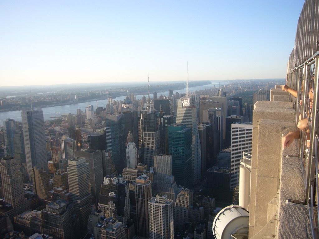 View on the Northwest side of Manhattan, from the Empire State Building