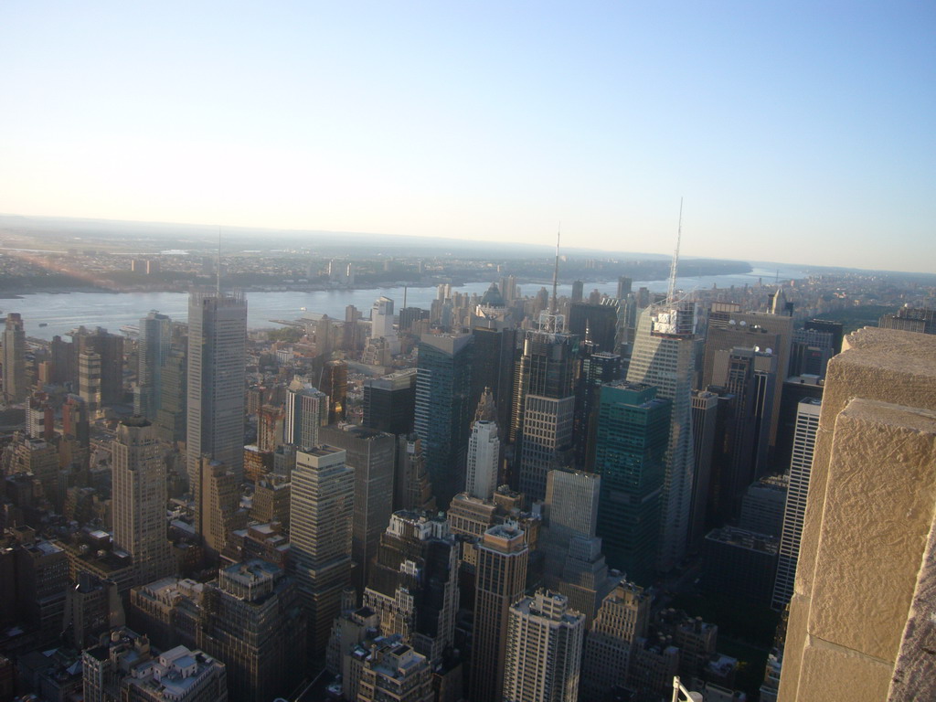 View on the Northwest side of Manhattan, from the Empire State Building