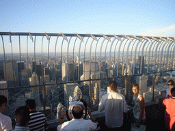 Observation deck of the Empire State Building, with view on the North side of Manhattan