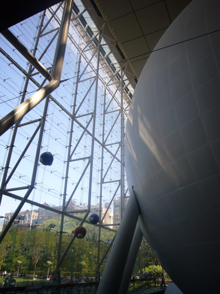 Inside the Hayden Planetarium