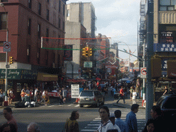 Canal Street, at the border of Chinatown and Little Italy