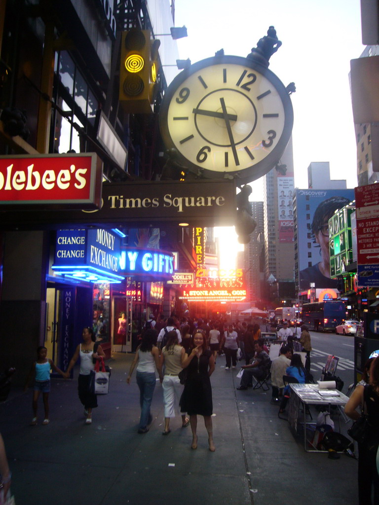 Miaomiao at Times Square