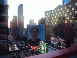 View from the roof of the AMC Empire 25 cinema on West 42nd Street